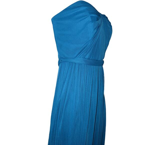NWT Versa Convertible Blue Maxi 6 Dress Bridesmaid Wedding Prom Formal Feminine - Picture 13 of 16